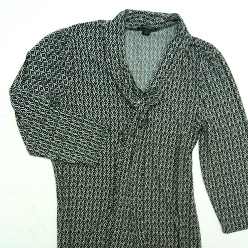 Russell Kemp Diamond Pattern Blouse XL
